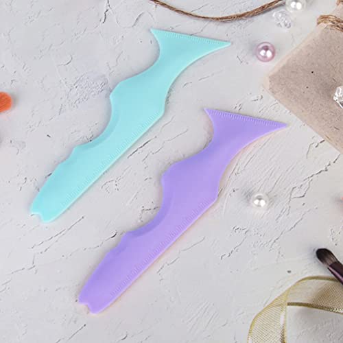Herramienta maquillaje 3 plantillas cejas silicona miniatura 4