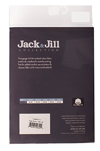 Men's Boxer Briefs White 2-Pack 100% Cotton by Jack & Jill3
