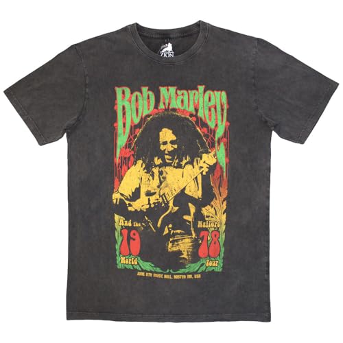 Bob Marley 1978 Limited Edition 999 Only Premium Wash T Shirt Size S