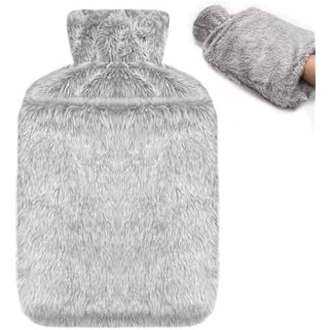 Jsdoin Luxury Faux Fur Hot Water Bottle Cover
