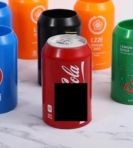 Bierdosen Tarnhülle 2er-Set – Lustiges Party Gadget Bierdose als Cola oder Pepsi getarnt – Silikon Cover 330 ml – Witziges Geschenk für Männer, Festival & Kühlschrank bierkühler flaschenkühler