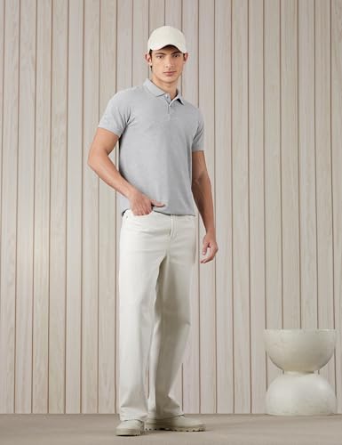 Image of Amazon Brand - Symbol Men's Cotton Rich Solid Polo Tshirt | Collar Tshirts | Half Sleeves | Plain-Regular Fit (Available in Plus Sizes and Combo Pack of 2)