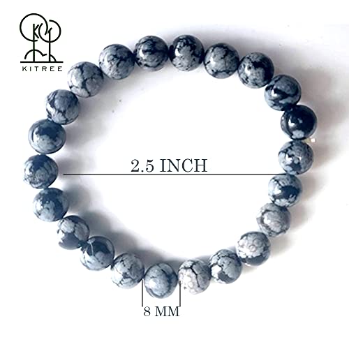 Image of HEALING AND SEMI-PRECIOUS CRYSTAL STONE BRACELET 8 MM ROUND FOR FENSHUI