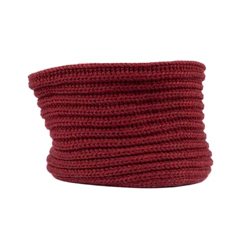 Calentador de cuello de lana merino 100% Hecho en Italia braga de punto premium unisex 4