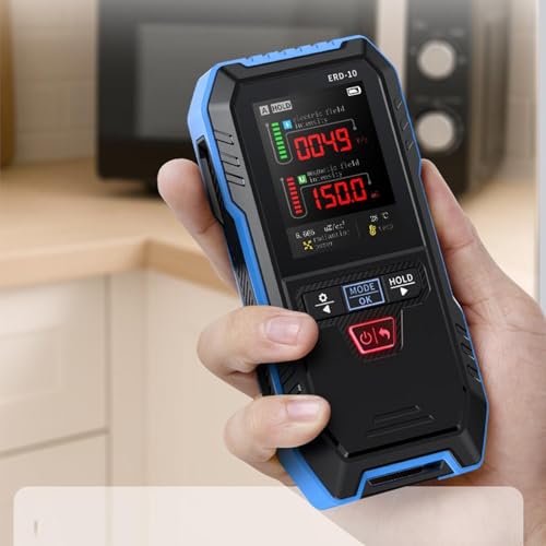 Detector EMF 3 en 1 campo eléctrico magnético y RF miniatura 4