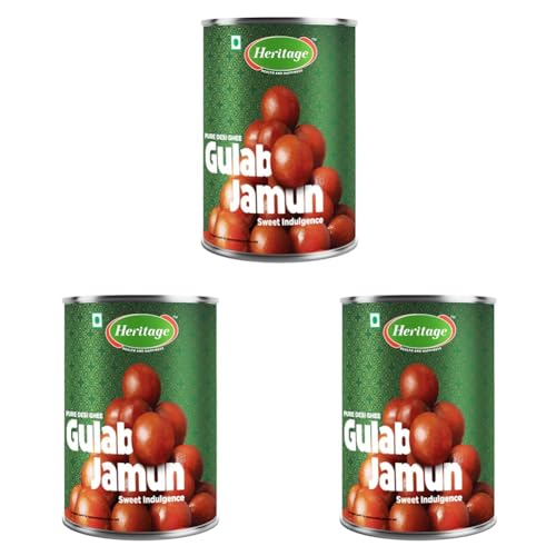 Image of Heritage Gulab Jamun, 1Kg Tin (Pack of 3)