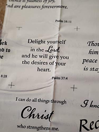 Messages of Faith Digital Cotton Fabric by The Yard