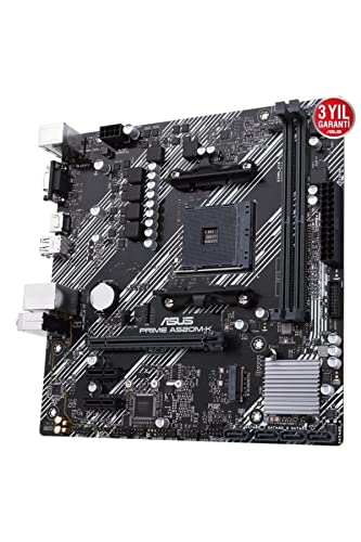 PRIME A520M-K, scheda madre AMD A520 (Ryzen AM4) micro ATX con slot M.2, 1 Gb Ethernet, HDMI/D-Sub, SATA 6 Gbps, USB 3.2 Gen 1 Type-A - Scheda madre - Immagine 2