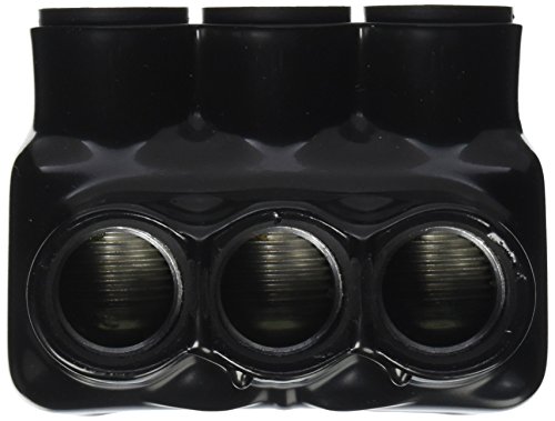 NSi IPLD350-3B Polaris Multi-Tap 3 Port (Dual Sided Entry) 350 MCM-6 AWG-Bagged Insulated Connector, Black