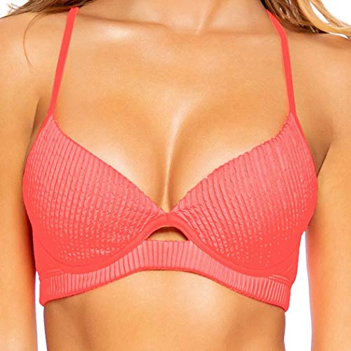 PURA CURIOSIDAD - Top com aro, goiaba, M