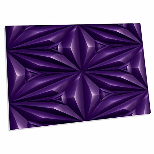 3dRose Pad para Escritorio Morado 58x40cm