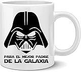 imprimirlo Taza Regalo para papá Regalo Día del Padre Darth Vader para el Mejor Padre de La Galaxia Baratos 350 ml Resistente al microondas y lavavajillas