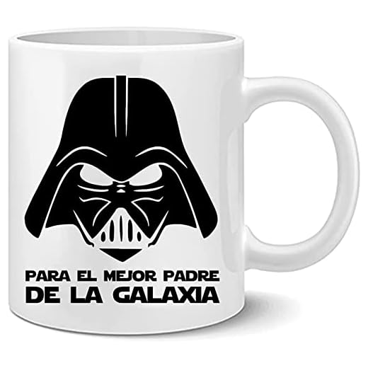 imprimirlo Taza Regalo para papá Regalo Día del Padre Darth Vader para el Mejor Padre de La Galaxia Baratos 350 ml Resistente al microondas y lavavajillas
