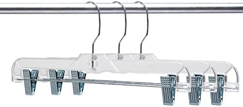 Only Hangers 50 Pcs Clear 14" Skirt Hanger (50pcs)