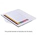 YoeeJob 11 Holes Semi Poly Envelope Pocket Insert Pages for Binders with Hook and Loop Closure Clear,Letter Size 15 Packs.