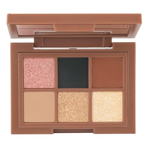 Blooming Matte & Shimmer Eyeshadow Palette – 04 ORCHID (4.8 g) | Highly Pigmented | Blendable & Buildable | Travel-Friendly | Suitable for All Skin Types