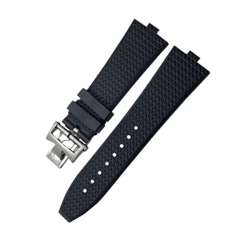 Bracelet montre caoutchouc fluoré évite les rayures VC boucle à vis