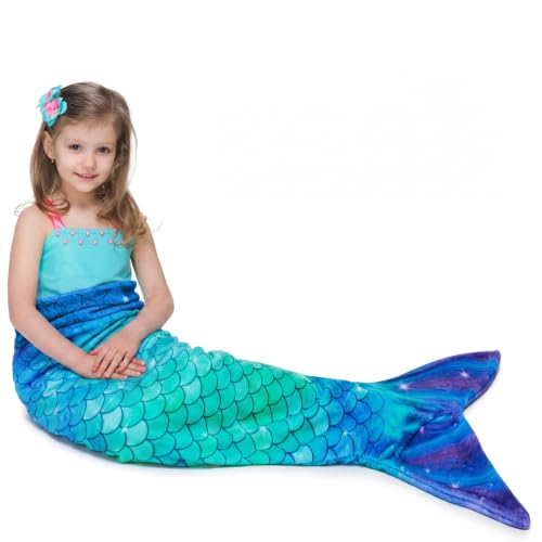 WERNNSAI Mermaid Tail Blanket