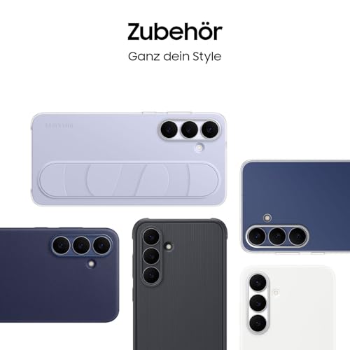 Samsung Galaxy S25 FE mit Galaxy AI, Handy mit Android, 6,7 Zoll FHD-Display, 50 MP Kamera, 128 GB Speicher, 8 GB RAM, 4.900 mAh Akku, Navy, 3 Jahre Herstellergarantie [Exklusiv auf Amazon]