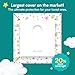 Eli with Love 40 Extra Large Disposable Toilet Seat Cover by Eli with Love – Toddler Toilet Covers for Full Coverage On Toilet or Potty – Ideal Travel Toilet Seat Covers for Kids and Adults (Floral)