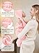 Muslin Hooded Baby Bath Towels - 3 Pack 100% Cotton Ultra-Soft Towels for Newborns, Infants, Toddlers - 32x32 Inch - Highly Absorbent, Quick-Dry Essentials for Bath Time, Beach, Pool, Pink Series