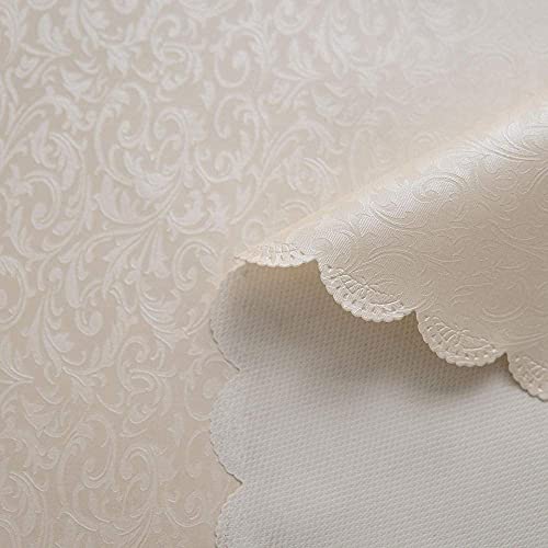 Tafelkleden Rond PVC Antifouling En Waterdicht Restaurant Outdoor Tafelkleden Champagne goud-140 cm - Image 5