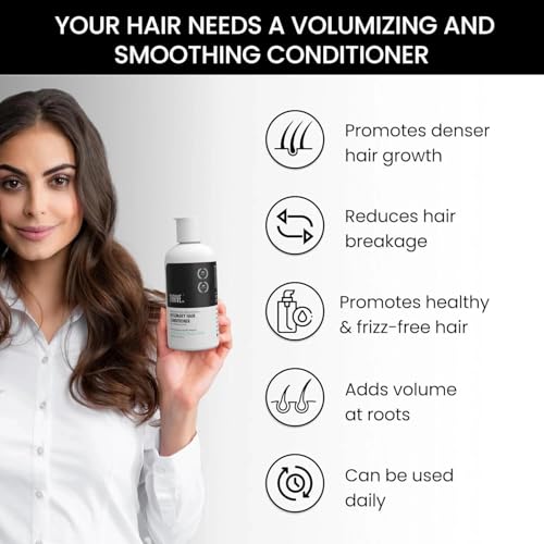 Image of ThriveCo Complete Rosemary Hair Growth Kit: Shampoo (250 ml), Conditioner (250 ml), and Hair Growth Serum For Scalp, 50ml