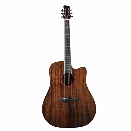 Guitare Folk de 41 Pouces, Guitare Acoustique aux Tons Brillants pour les Voyages des Mélomanes (Couleur rétro) - Les Beatles, Paul McCartney, John Lennon, RIngo Starr, George Harrison Guitare Folk de 41 Pouces, Guitare Acoustique aux Tons Brillants pour les Voyages des Mélomanes (Couleur rétro)
