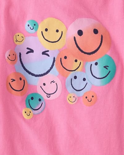 Image of The Children's Place Girls' Short Sleeve Graphic T-shirts (5-Pack)