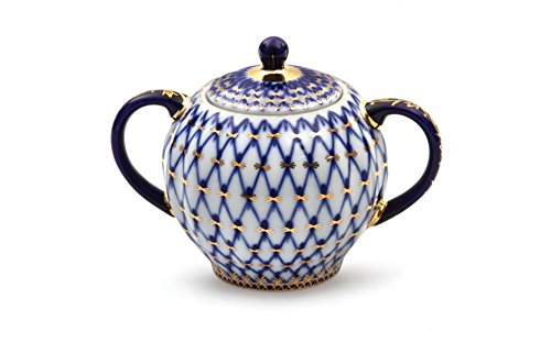 Imperial / Lomonosov Porcelain Sugar Bowl 'Tulip', 15.2 fl oz