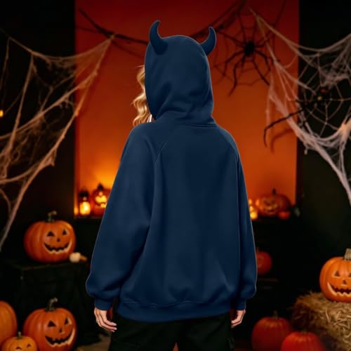Cute Hoodies for Women Fleece Hooded Pullover Long Sleeve Sweatshirt - image 3