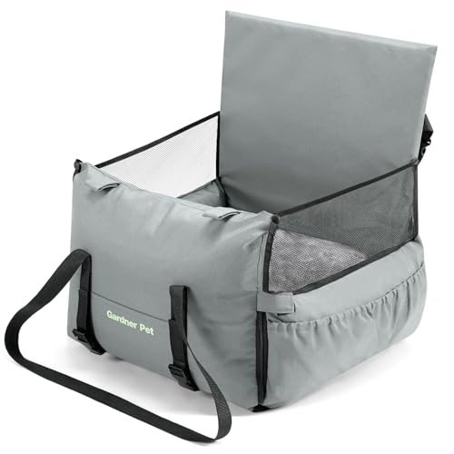 Gardner Pet Siège Auto pour Chien Chat Petite Taille de 14kg, Panier Voiture pour Chien Portable Détachable et Lavable, Siege Auto Chien Voiture Sûr et...
