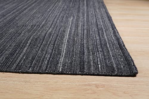 Eorc Kc13000Ch9X12 Hand-Knotted Wool Lori Baft Gabbeh Solid Color Rug, 9' X 12', N.charcoal #TOP7