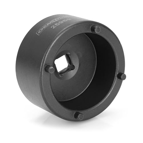 Image of OEMTOOLS Toyota 4 Pin Hub Locknut Socket Removes /Installs Tacoma Locknuts | Removes and Installs Locknuts on Tacoma, 4Runner, and T100 4WD, 1 /2 Inch Drive, Solid Pin Design, Prevents Locknut Damage