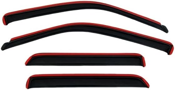 Auto Ventshade [AVS] In-Channel Rain Guards for 2005 - 2009 Kia Sportage | Window Vent Visors, 4 pcs. - Smoke | 194211