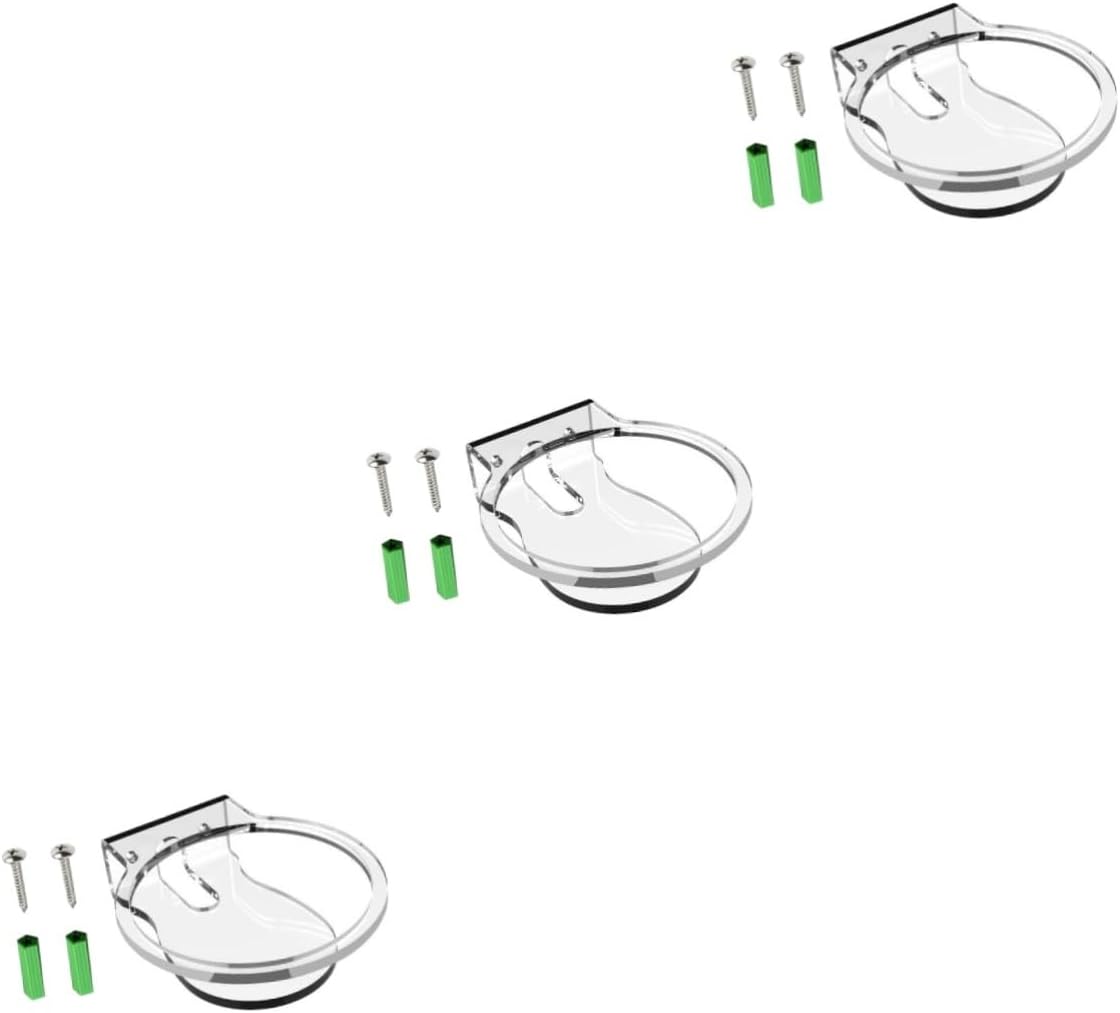 3pcs Wall Speaker Mounts Speaker Pole Case for Practical Holder Sleek Low-Profile Design