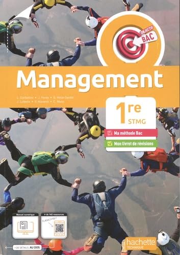 Objectif Bac Management 1re STMG - Livre élève - Ed. 2022