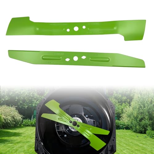 21 Inch Lawn Mower High-Lift Bagging Blades Compatible with EGO 56V LM2130/ LM2133 /LM2135SP/ LM2130SP/LM2150SP/LM2156SP, Replacement Dual Blade Set AB2101D for 56V Select Cut Mowers (Green)