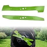 21 Inch Lawn Mower High-Lift Bagging Blades Compatible with EGO 56V LM2130/ LM2133 /LM2135SP/ LM2130SP/LM2150SP/LM2156SP, Replacement Dual Blade Set AB2101D for 56V Select Cut Mowers (Green)