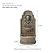 Glitzhome 3-Tier Outdoor Water Fountain with LED Light, Oversized Vintage European Style Lion Head Waterfall Fountains, Rustic Faux Granite Fountain for Garden Patio Deck Porch, 31.75”H