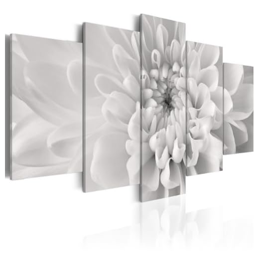 200x100 !!! FORMATO GRANDE + Impresion en calidad fotografica + 5 partes + flores + cuadro 030210-7 + 200x100 cm +++ GRAN VARIEDAD DE CUADROS Y IMPRESOS ARTÍSTICOS EN NUESTRA TIENDA VIRTUAL +++