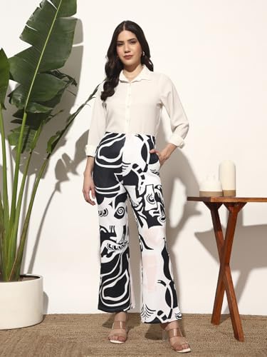 Image of ADDYVERO Women High-Rise Wide Leg Denim Jeans