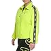 DKNY Women's Plus Size Sleeve Logo Tape Quarter Zip Fleece Pullover, Zest, 2X