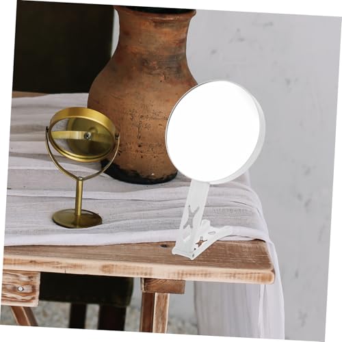 Miroir de poche double face grossissant pour retouches maquillage