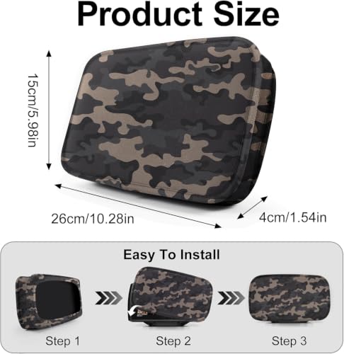 Image of Helix 7 Cover, Waterproof Fish Finder Cover, Compatible with UC H7 / Helix 7 Screen Cover, Neoprene Protects Your Screen (Dark Brown Camouflage)
