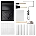 Mister Rui 6 Inch Paint Roller Kit, Foam Paint Rollers for Painting, Small Paint Roller