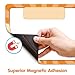 Auchq Magnetic Write ＆ Wipe Paper Organization Chart, Dry Erase Objectives Learning Magnets for Classroom Whiteboard, Great for Classroom Goals Targets, Including 6 Magnets.