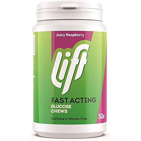 Lift Juicy Raspberry Fast Acting Glucose 50 Chews (Pack of 3) Cover