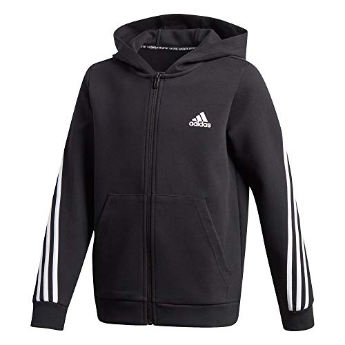 Preisvergleich Produktbild adidas Boys B 3S FZ Sweat, Black / White, 4-5A