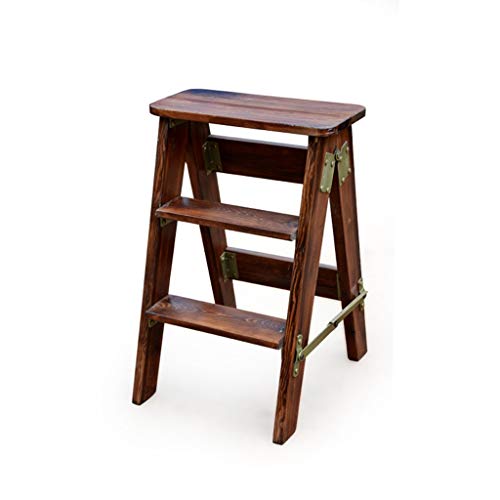 Tabouret escabeau pliable en bois pour optimiser les petits espaces